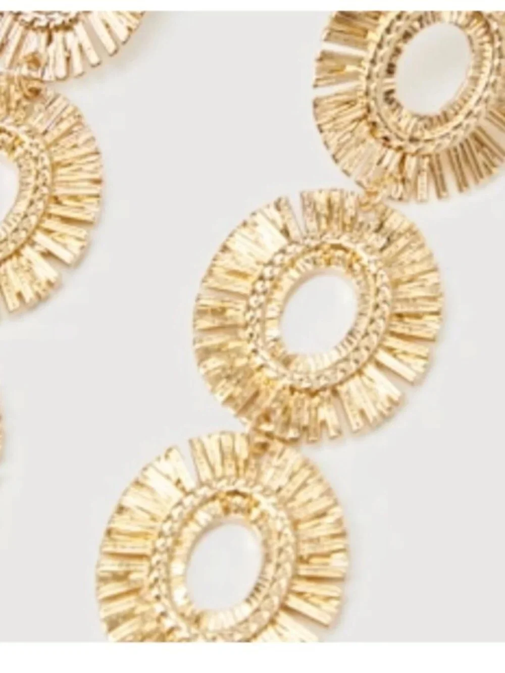 New! Gold Burst of Brilliance Earrings (3030) NWOT
